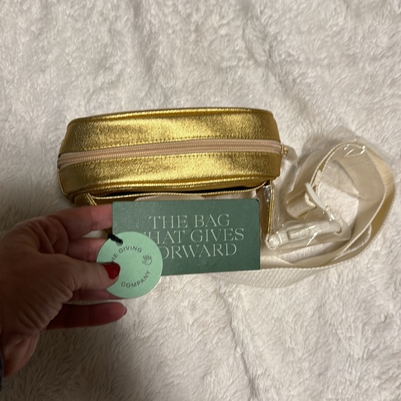 State Bennet Fanny Pack - Gold - NWT - Picture 3 of 5